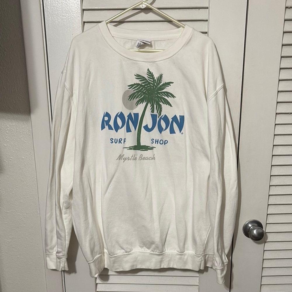 Ron Jon Vintage style sweatshirt with Graphic Design